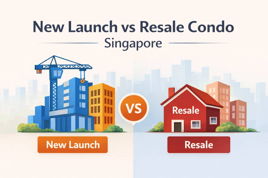 New Launch vs Resale Condo Singapore: Cost, Cashflow, Space & Buyer Strategy