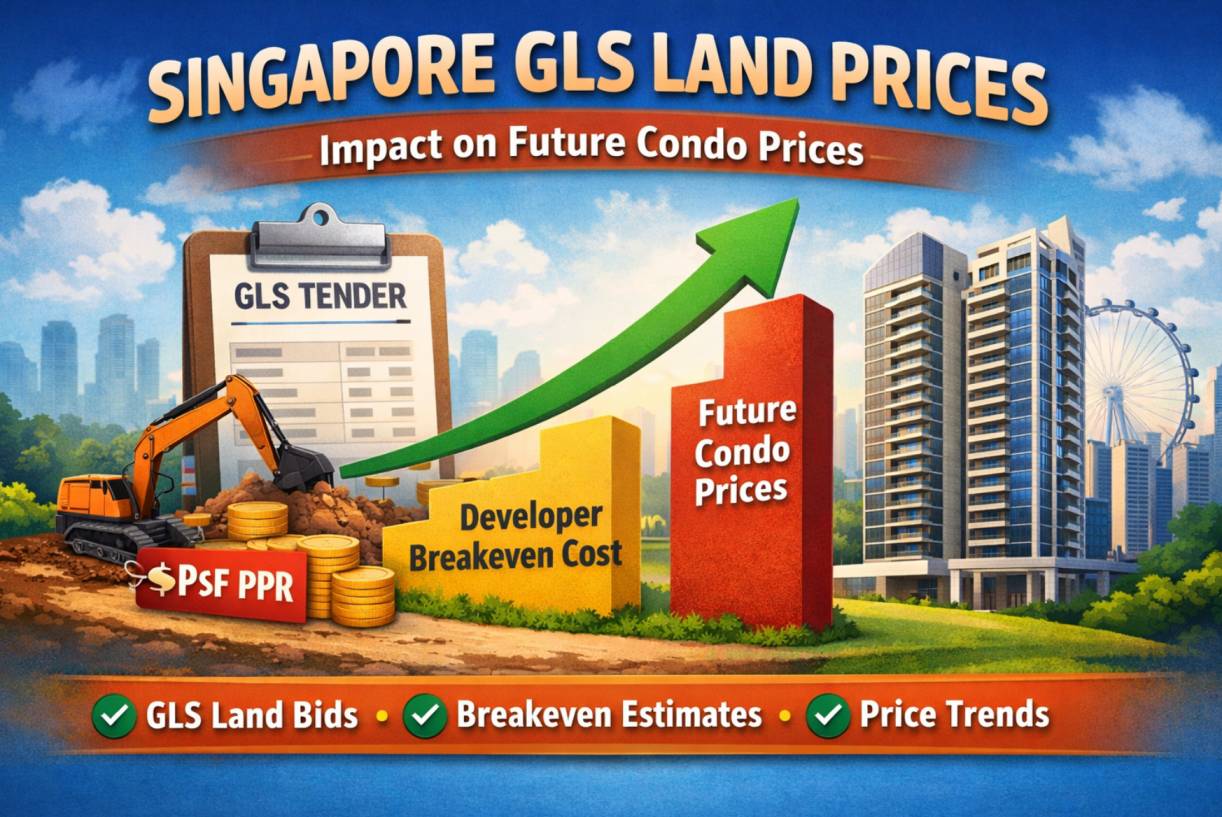 Singapore GLS Land Prices Guide: How Developer Bids Influence Future Condo Prices