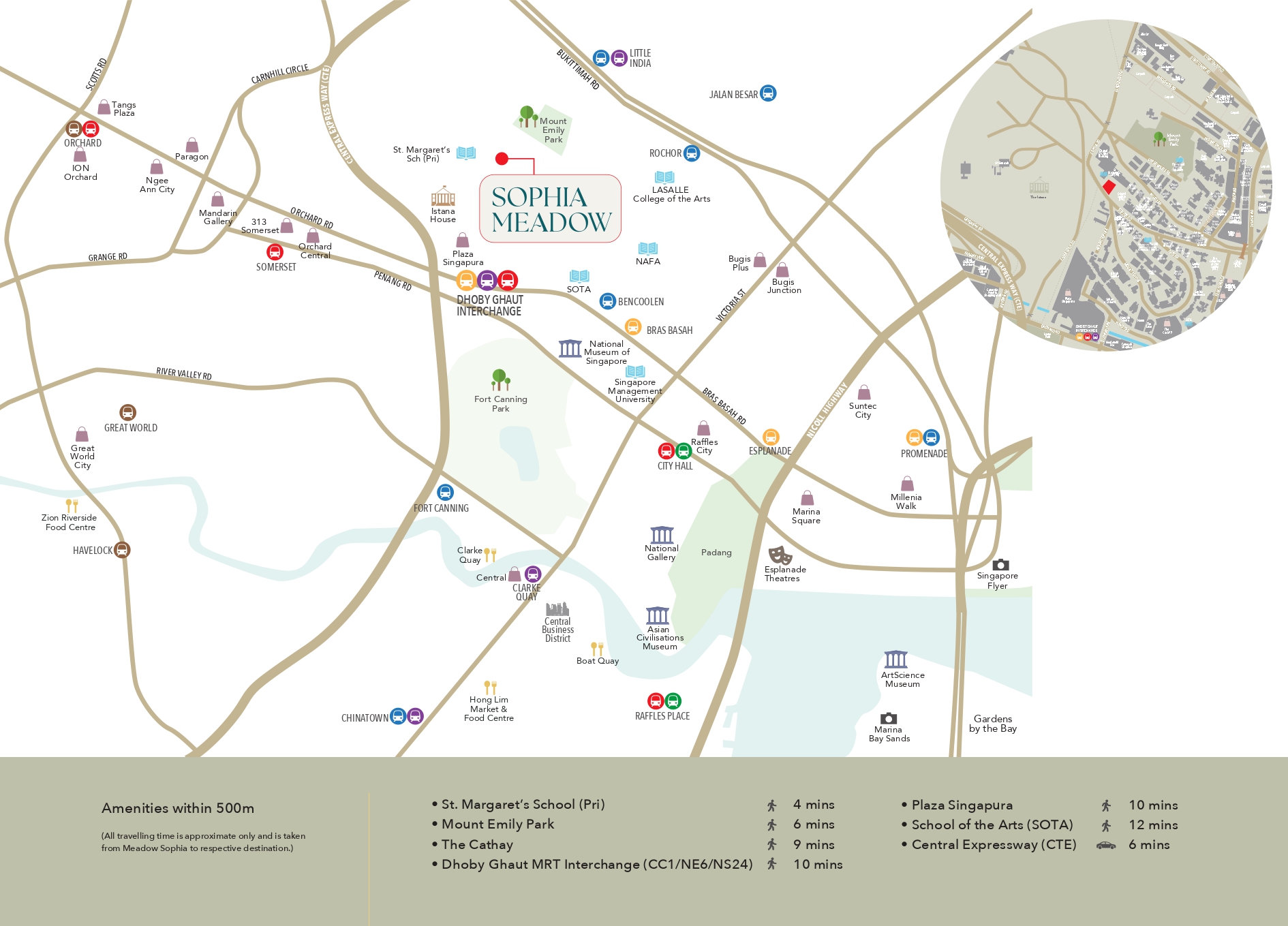 Sophia Meadow Location Map