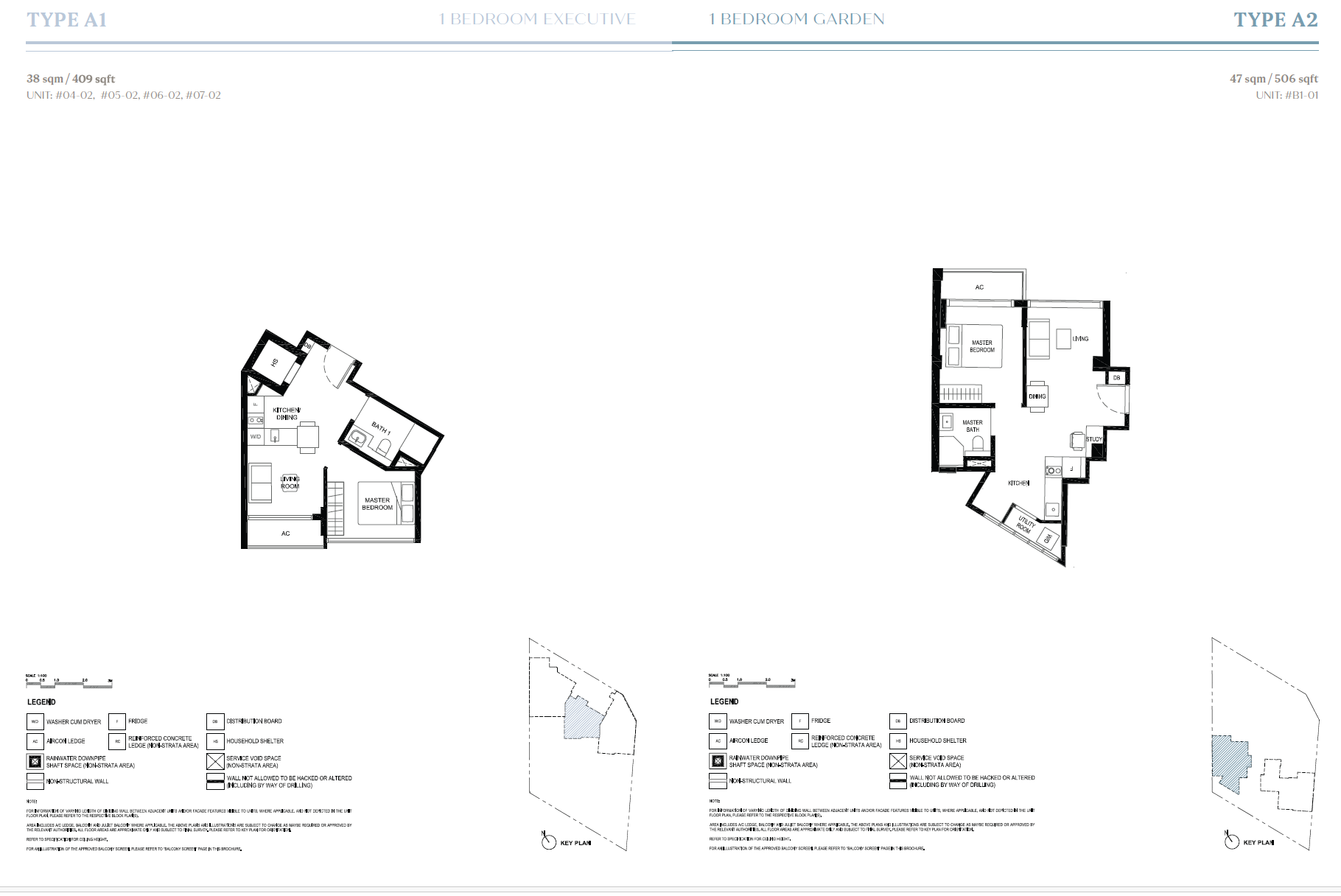 Duet @ Emily A1 A2 floor plan