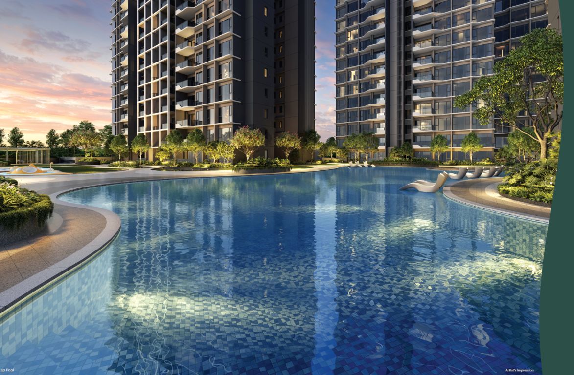 Tengah Garden Residences lap pool facilities