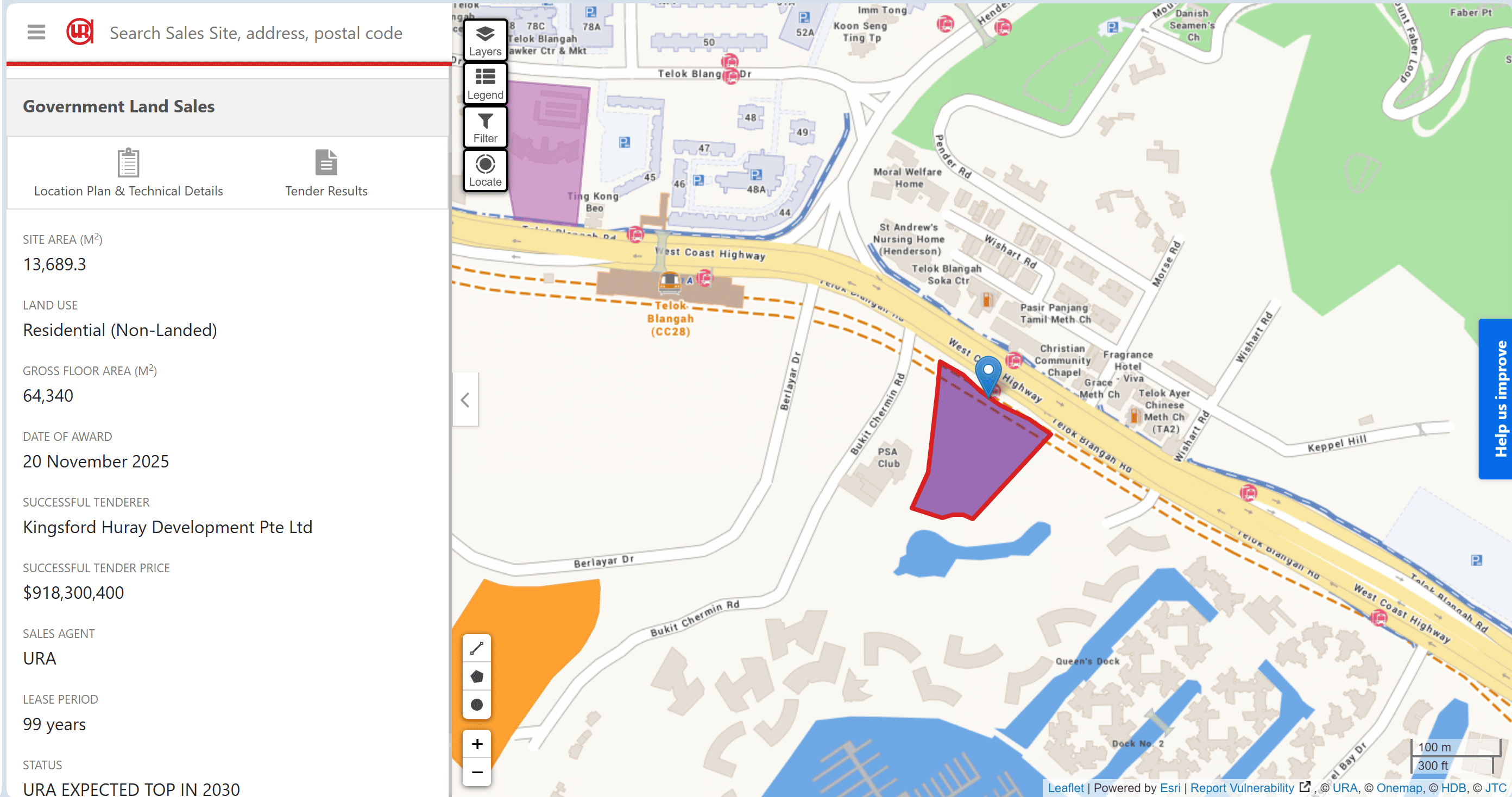 Telok Blangah Road GLS (Condo)
