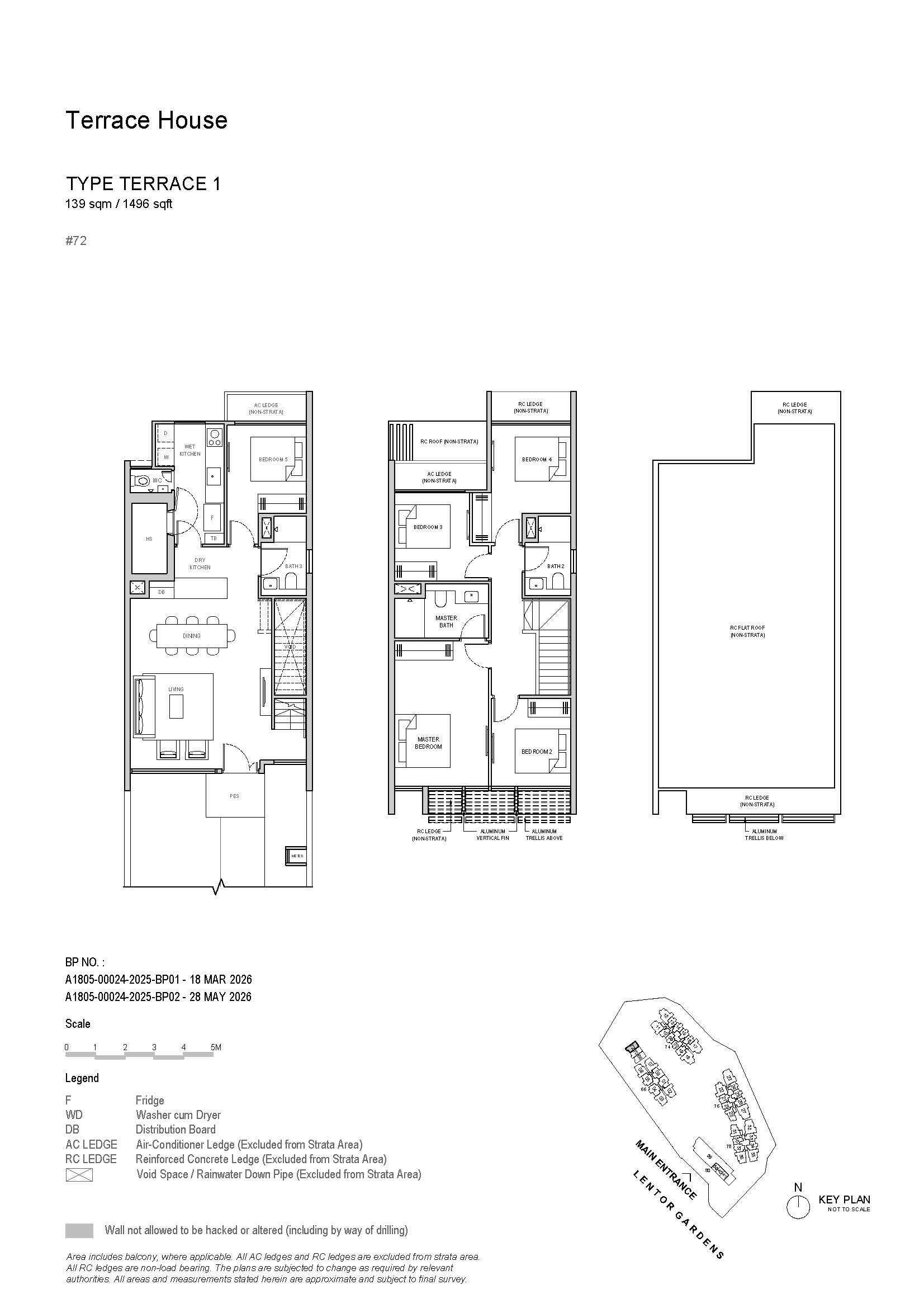 Lentor Gardens Strata Terrace Type Terrace 1 Floor Plan