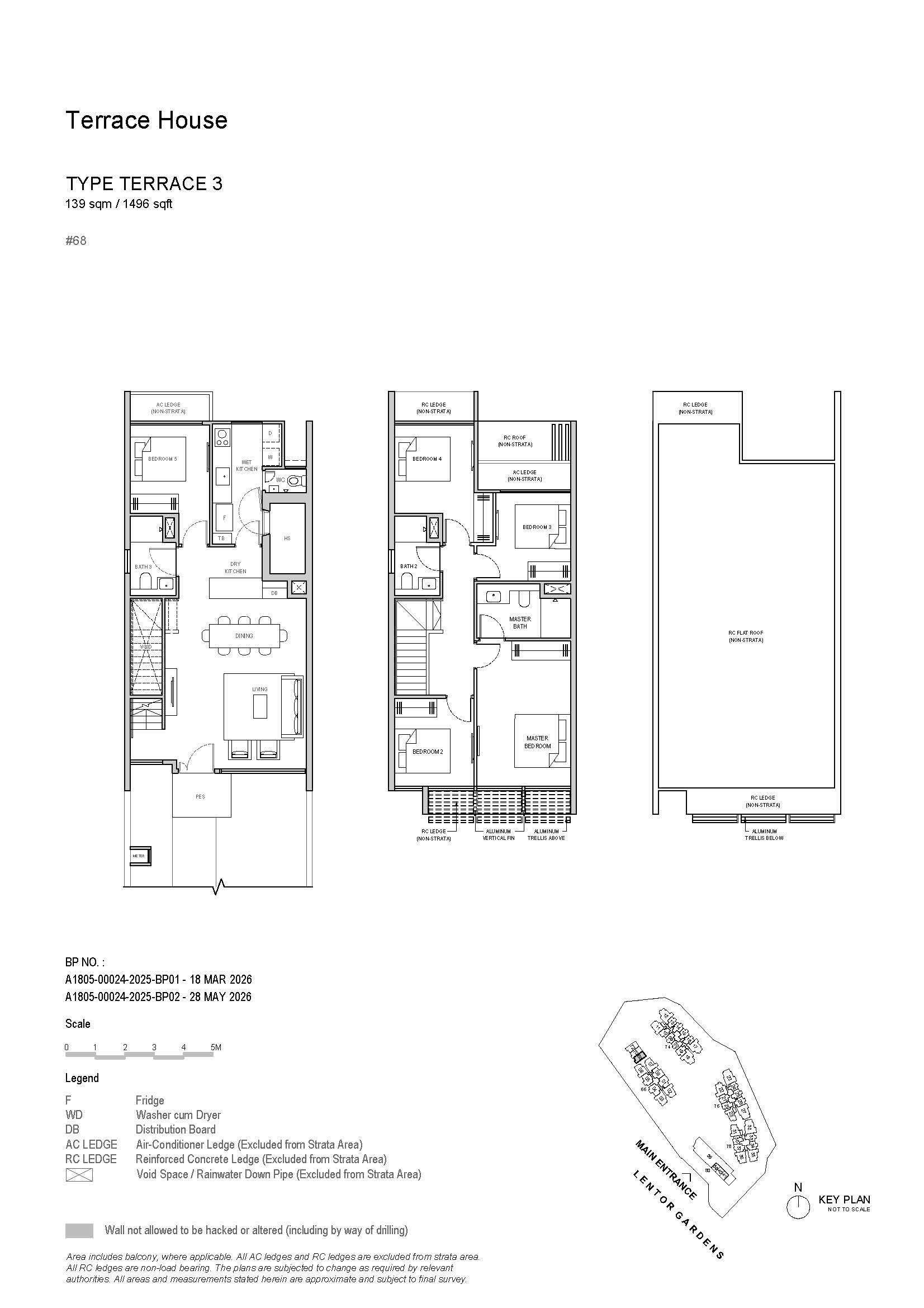Lentor Gardens Strata Terrace Type Terrace 2 Floor Plan
