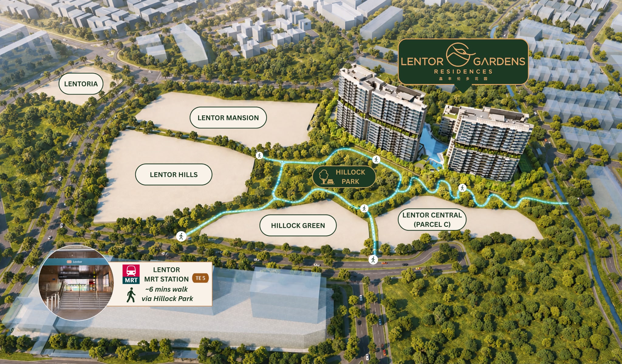 Lentor Gardens Residences location and connectivity