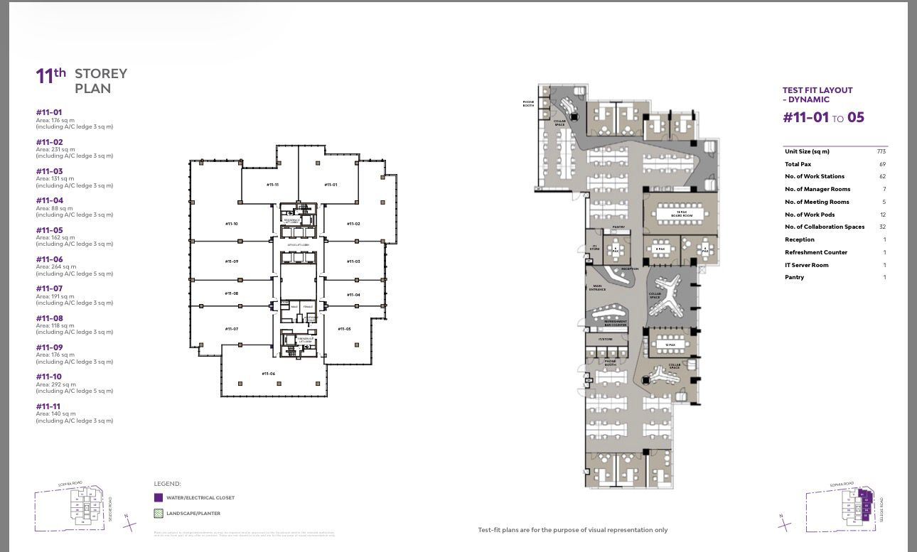 One Sophia Floor Plan