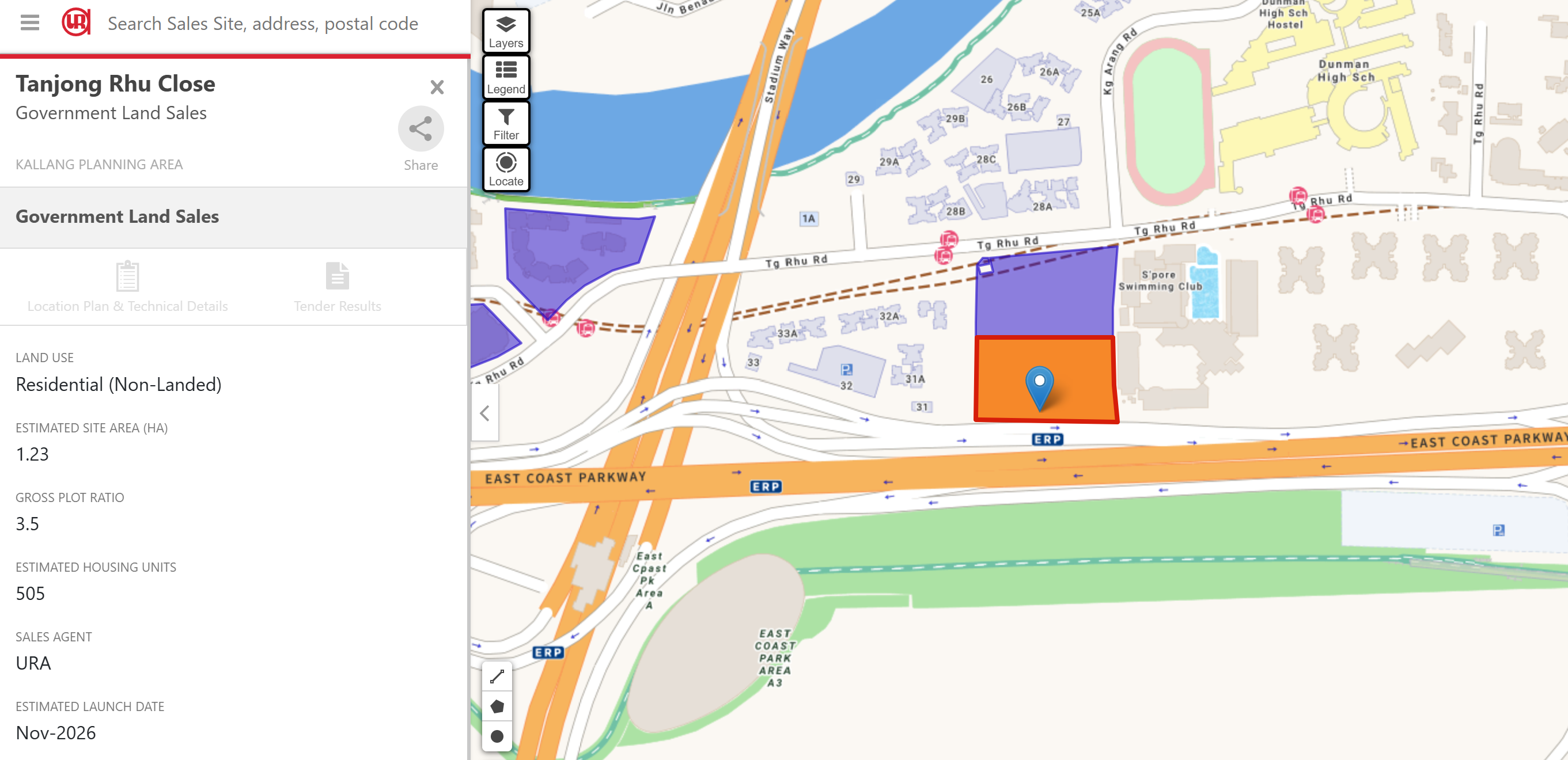Tanjong Rhu Close GLS