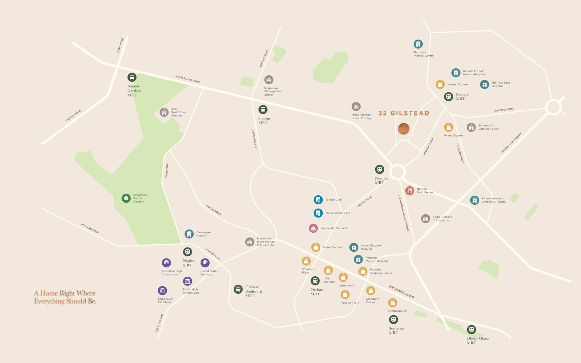 Tanjong Rhu Residences 2d location map