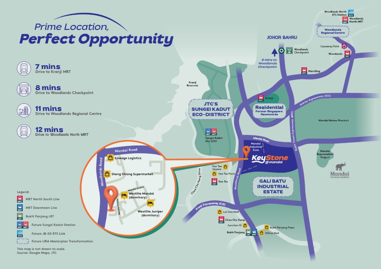 Keystone at Mandai location map