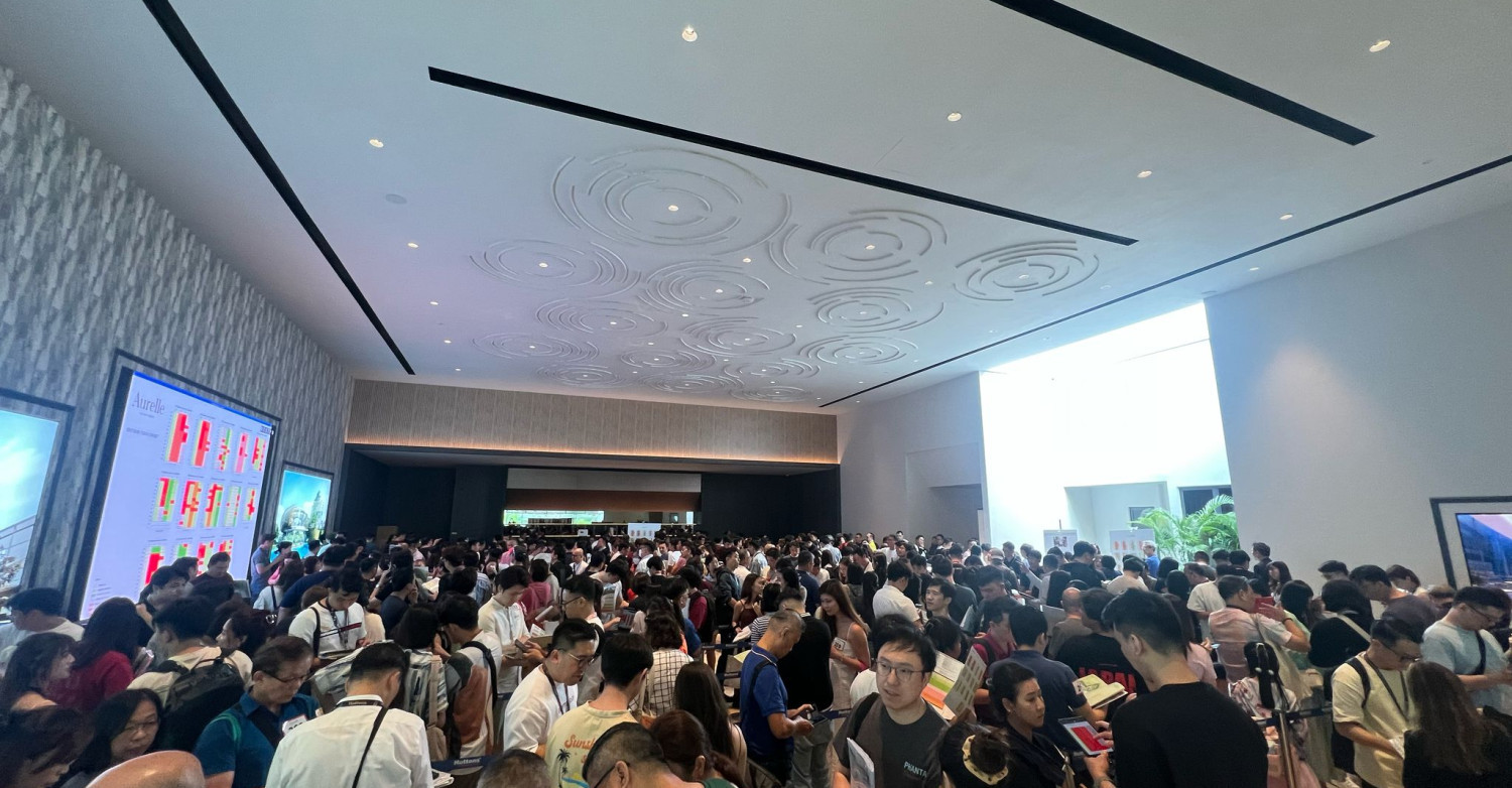 Sim Lian's Aurelle of Tampines EC 90% sold at an average price of $1,766 psf