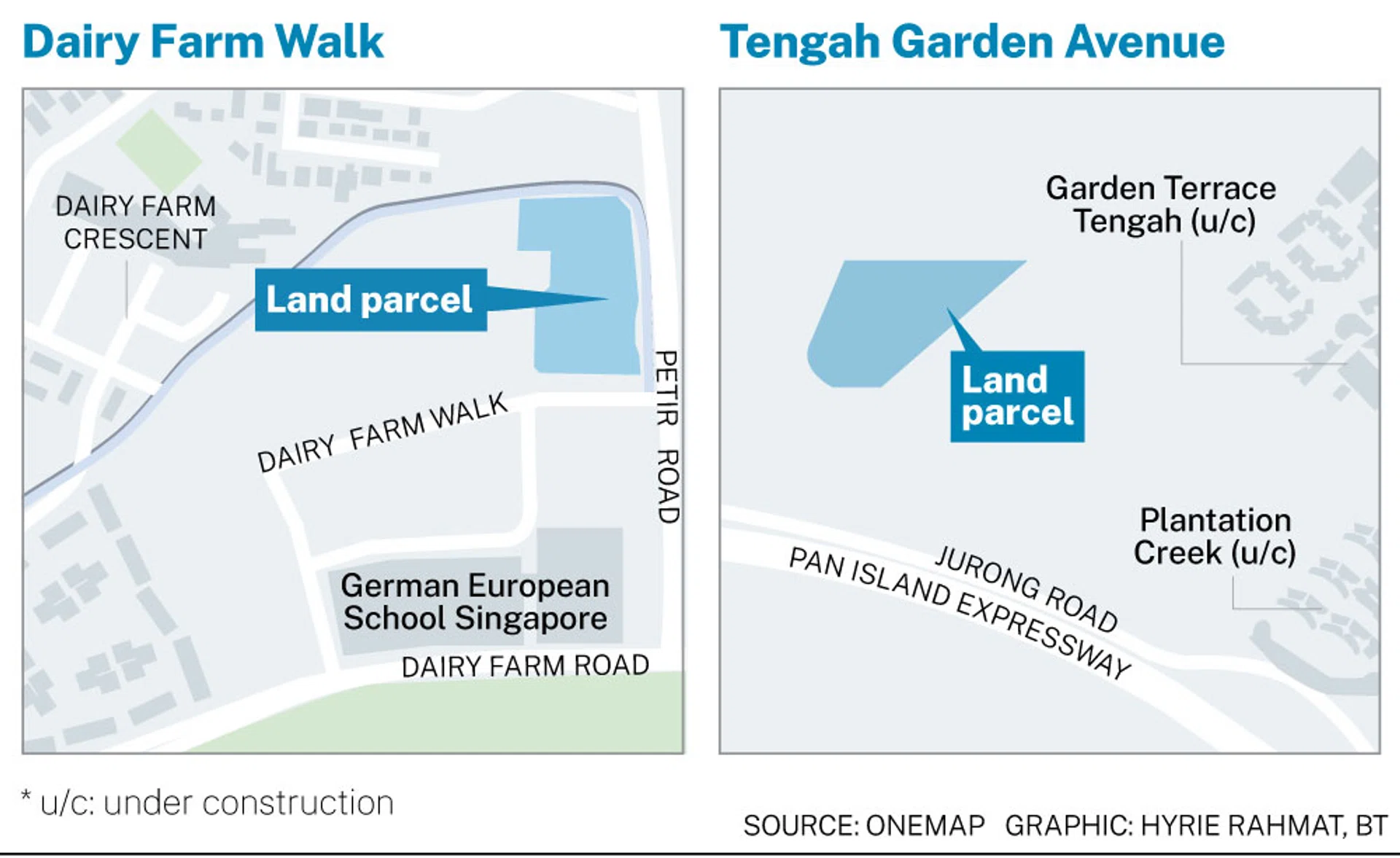 Measured bids for Tengah housing plot, bullish play for Dairy Farm site as developers stay conservative